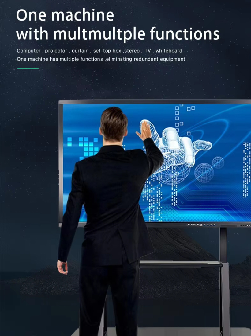 Factory Interactive Whiteboard 55-98 Inch 4K LCD Interactive Smart Board Touch Smartboard Interactive Flat Panel
