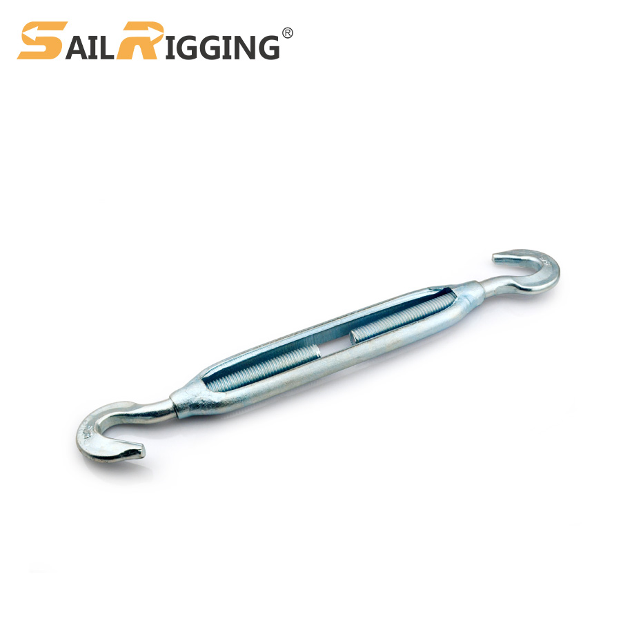 16mm 20mm JIS Turnbuckle Open Body Galvanized Steel Hook & Eye Turnbuckles JIS Frame Type Turnbuckle