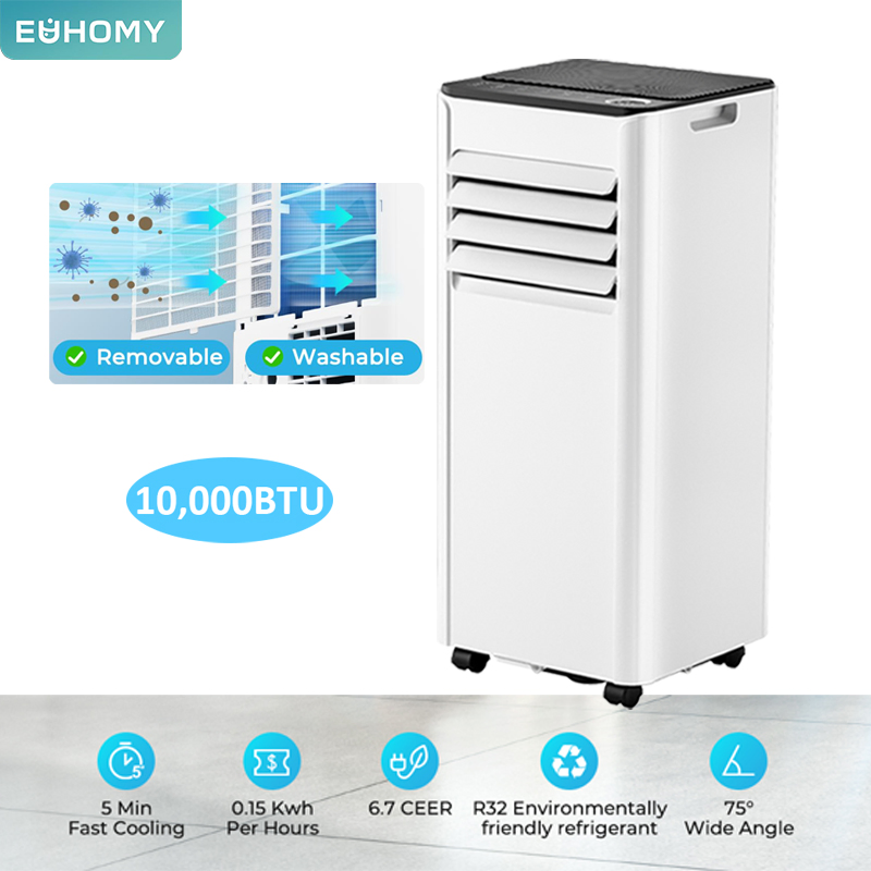 Портативный кондиционер с осушителем Euhomy 10000 BTU