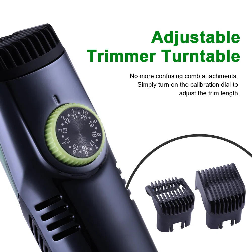Mens Beard Electric Groin & Body Balls Trimmer Professional Cordless Vacuum Hair Trimmer