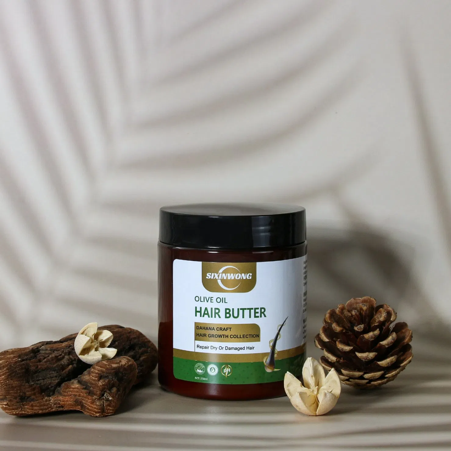 Beauty Skin Olive Oli Stimulates Hair Growth Nutrient-Rich Keratin Hair Butter