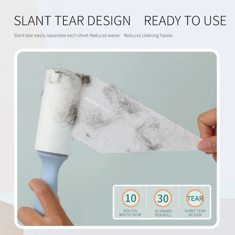 OEM 30 60 Sheets Sticky Cleaning Replacement Tear Paper Refill Set Adhesive Hair Remover Sofa Bed Furniture Clothes Lint Roller