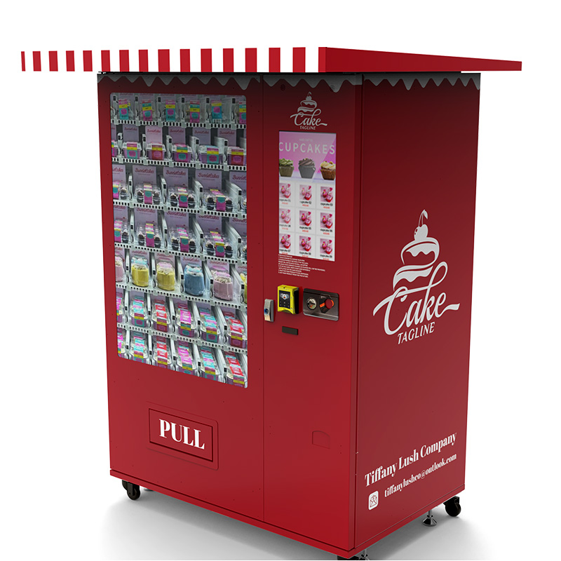 Zhongda Cake Vending Machine Automatic Cake Dispensers with Cash Payment
