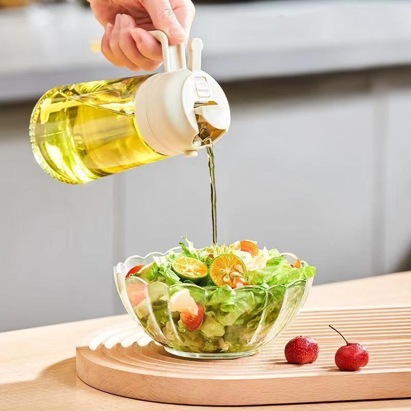 New Product Atomized Oil Control 2-in-1 Oil Sprayer for Cooking