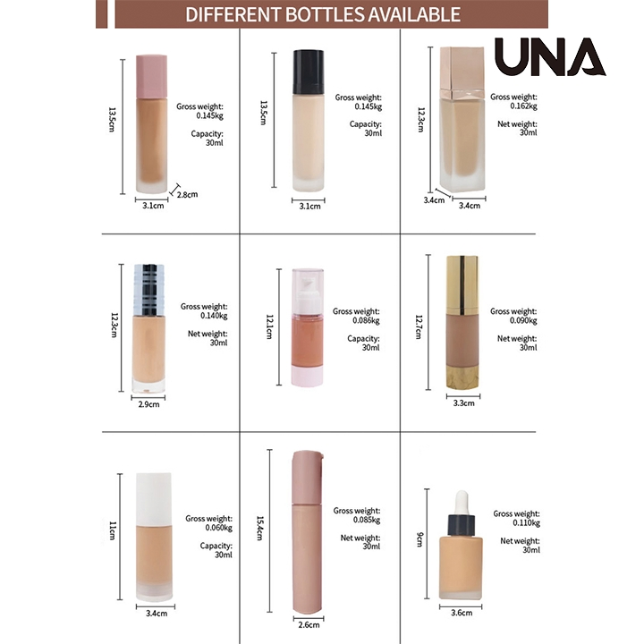 High Quality Foundation Liquid Full Cover Long Lasting Private Label Matte Waterproof Makeup Foundation