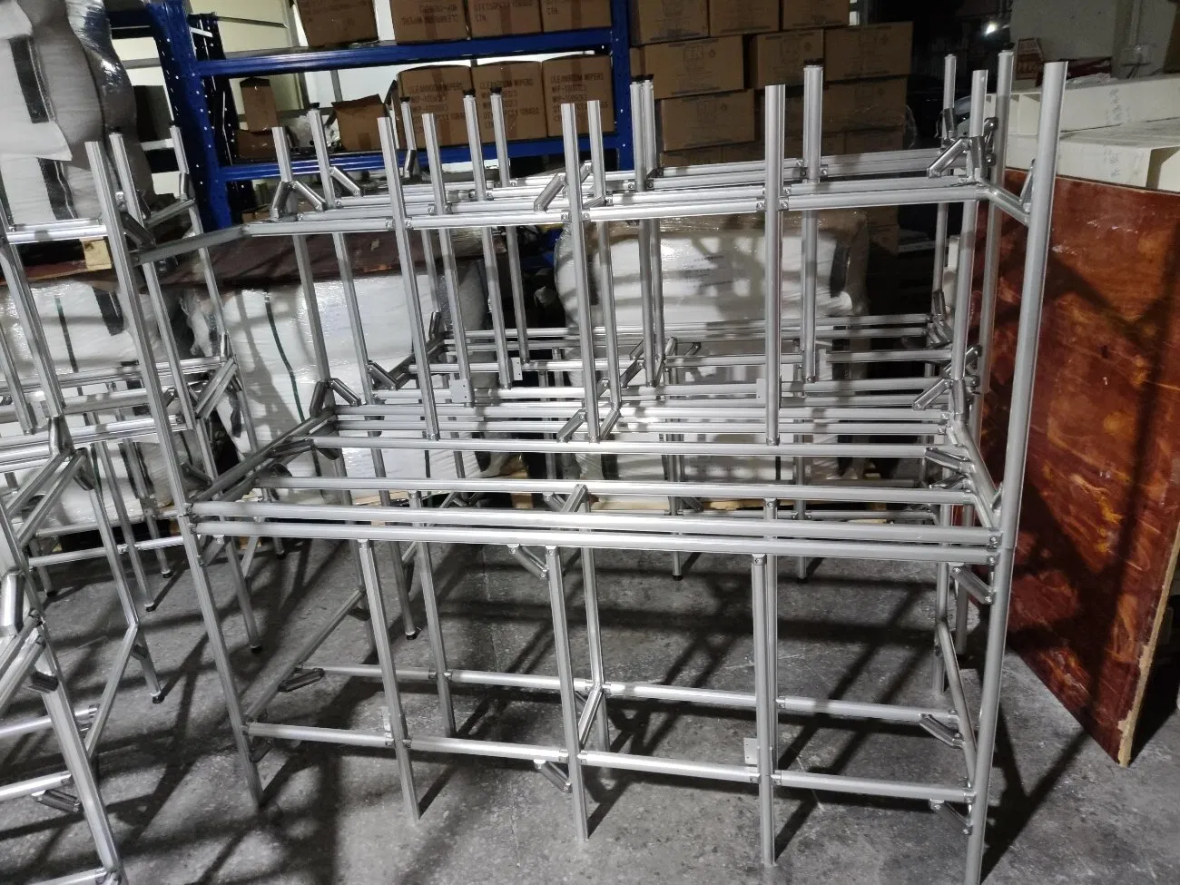 Aluminum Tube Joint 28mm Aluminium Profile Lean Pipe Joint for Flow Rack
