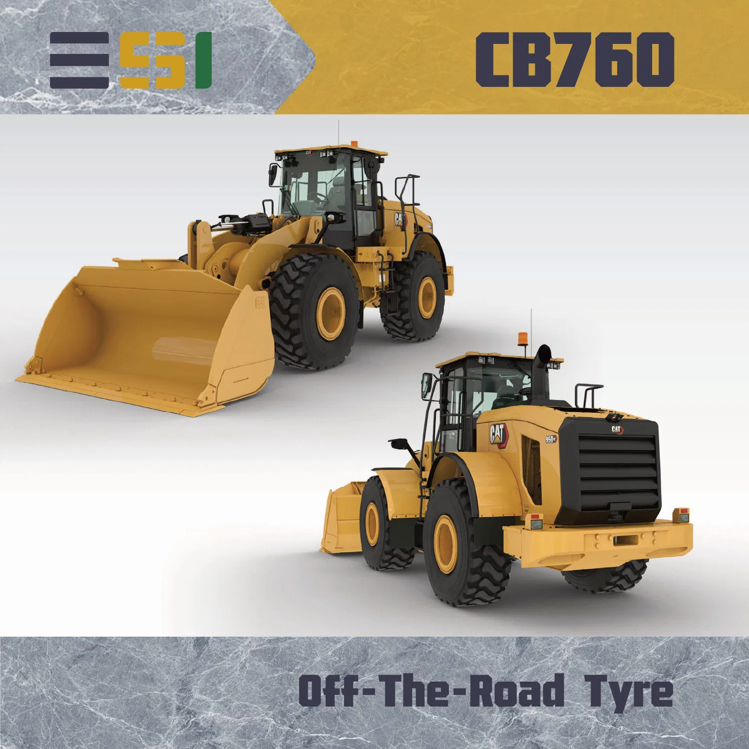 OTR Tire for Wheel Loader 23.5R25 Off-The-Road Tire CB760