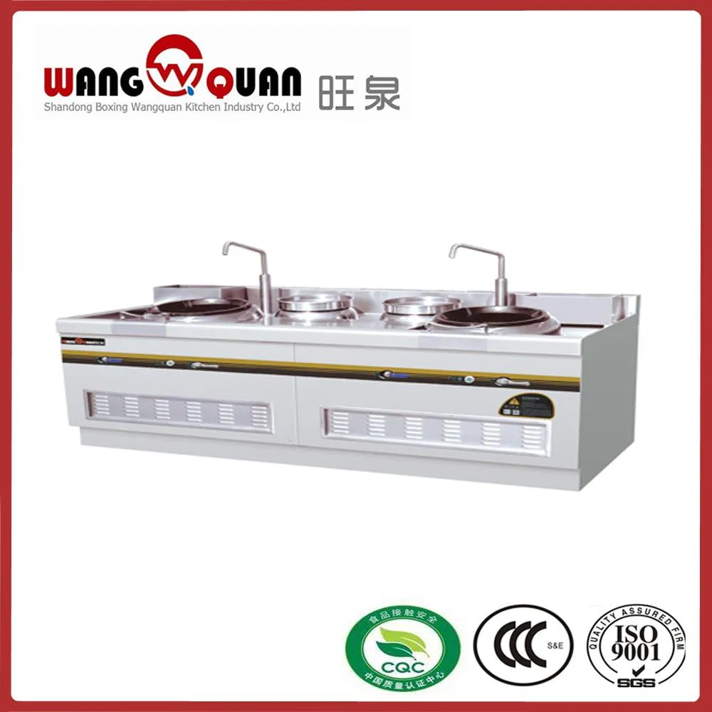 Kitchen Furniture Hotel Furniture Double Fried Double Temperature Gas Stoves