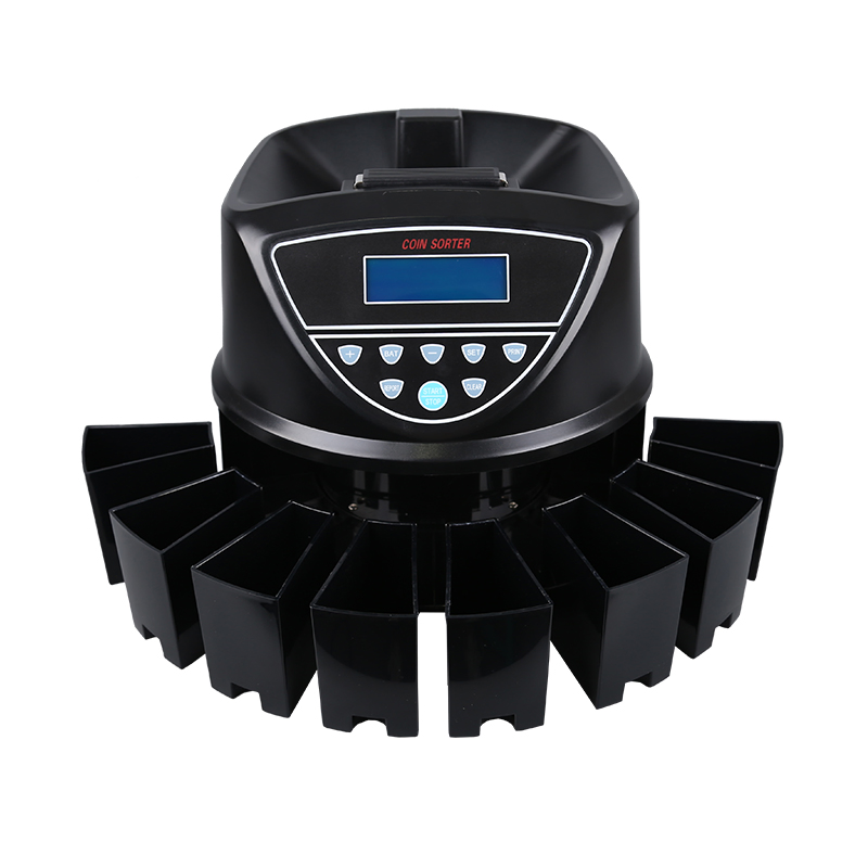 CS-5506 High-Speed Multi-Currency Coin Counter Sorter with Optical Sensor,Coin Sorter for Euro USD Russia Philippines Casino Use