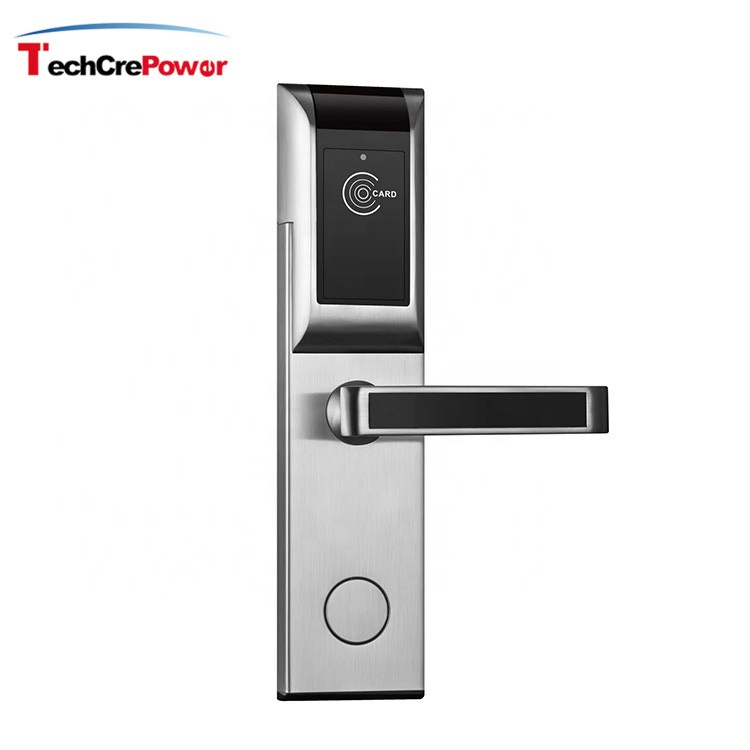 E108 Wireless RFID Card Lock Stainless Steel Mortise Smart Electronic Hotel Locks Management System