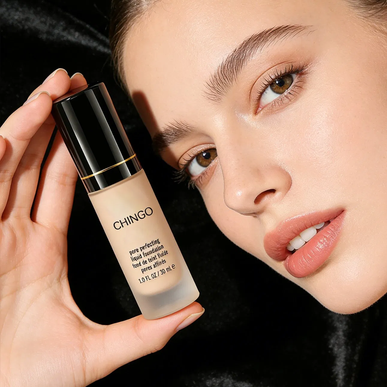Nutritious Plant Based Liquid Foundation Nourishes Dry Dehydrated Complexion