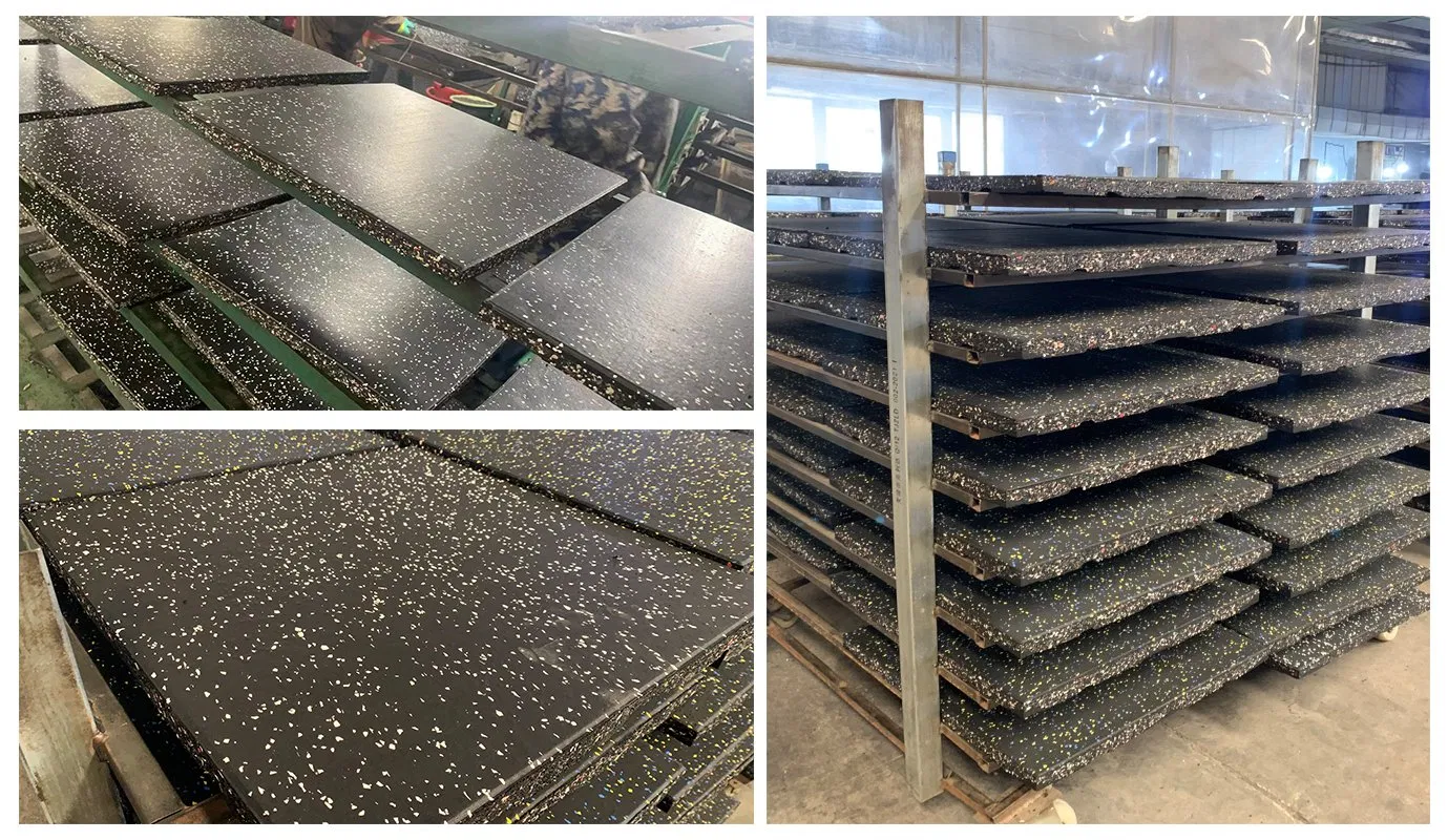 High Quality Rubber Floor Mat Gym Tiles Flooring