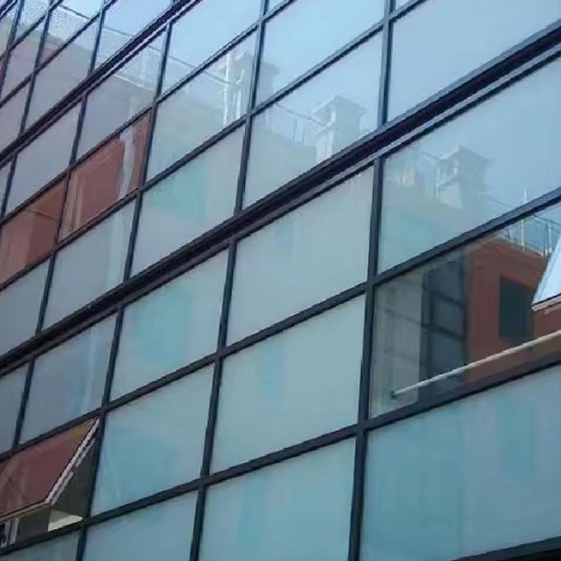 Aluminum Glass Building Facade System Aluminium Frame Double Glazed Curtain Wall by Design Supply