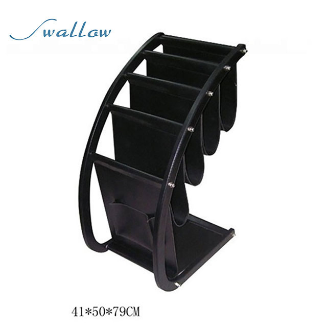 Display Hotel Information Rack, Catalogue & Reference Racks, Hotel Metal Newspaper Rack Magazine Display Stand