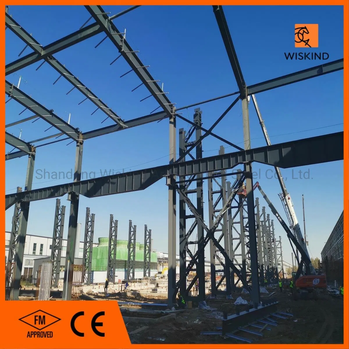 CE/FM Approved Steel Structural Construction Material with Steel Beam