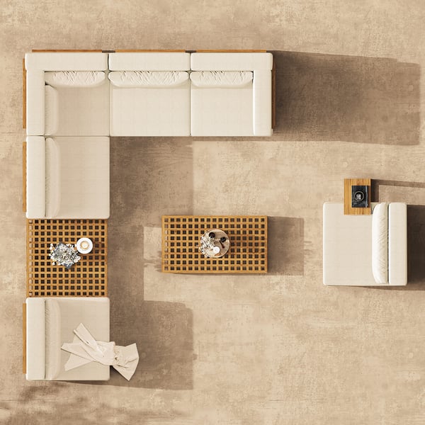 Диван садовый деревянный водонепроницаемые подушки