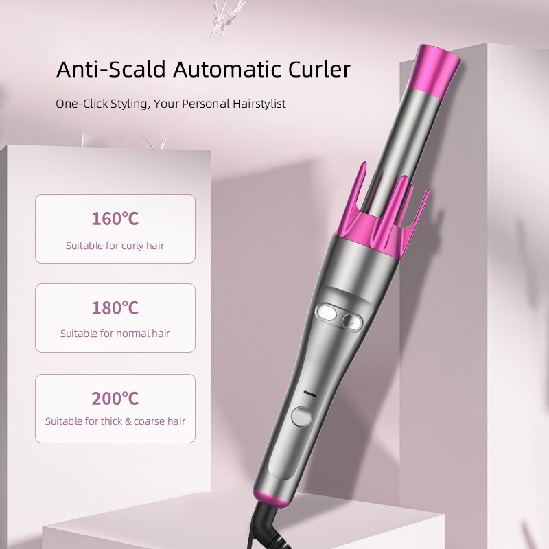 Salon Tools Automatic 5-in-1 Hot Air Brush Portable Curling Iron