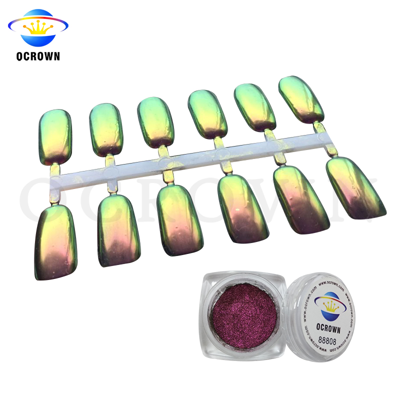 Ocrown Chameleon Chrome Mirror Mermaid Pigment Gel Polish Pigment