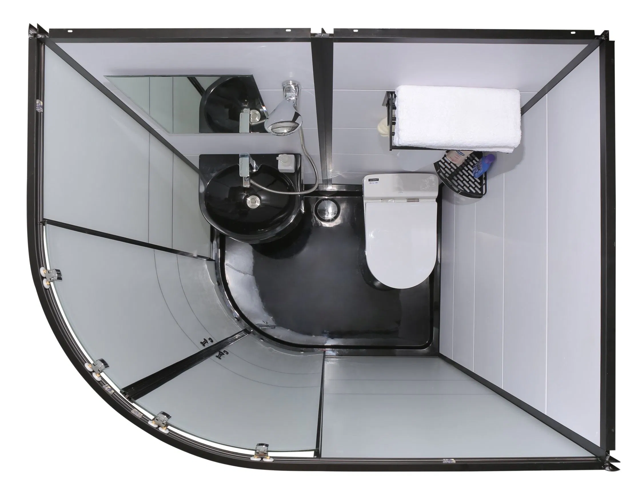 Walk in Shower Enclosure All in One Bathroom Prefab Bathroom