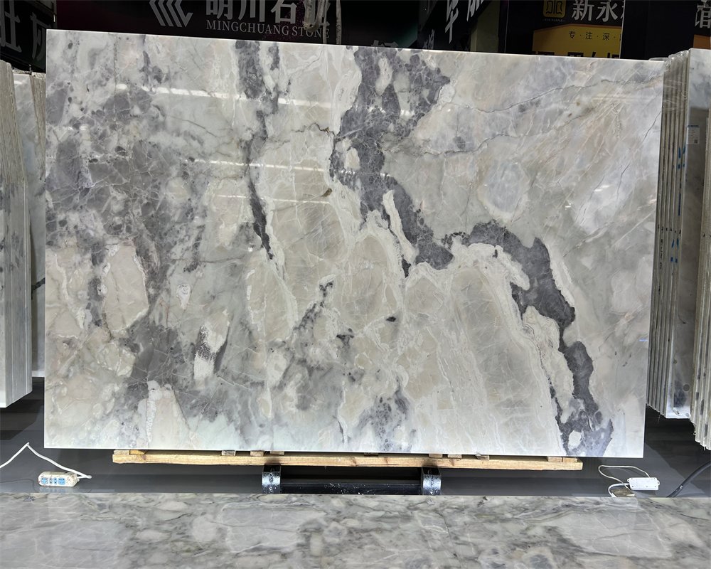 2024 New Popular New Picasso Ntaural Stone Nonopaque Polished Background Wall Flooring Tiles Slabs