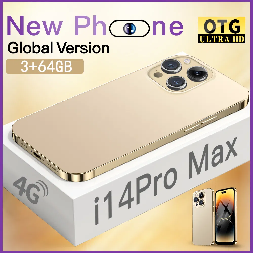 I14promax ODM/OEM Factory Over 20 Years 4+128GB, 8+256GB Real Specification Smart Phone