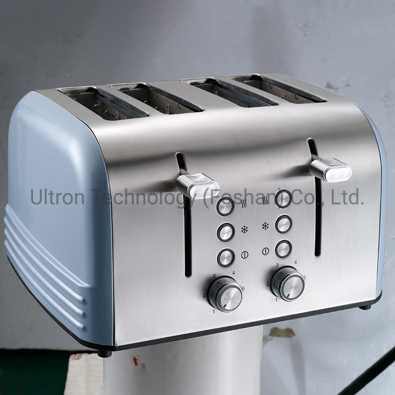 4 Slices Toaster with Stainless Steel Housing Morden design Toaster Sharp Designed Toaster