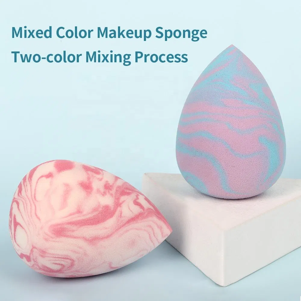 Mixed Color Latex Free Expanding DIY Eco Manufacturer Face Precise Hydrophilic Foundation Wholesaler Blenders Make up Sponge