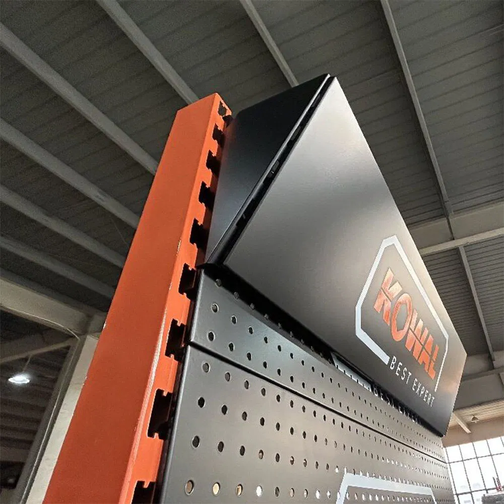 Heavy Duty Garage Workshop Tool Organizer Metal Pegboard Panel Display Rack