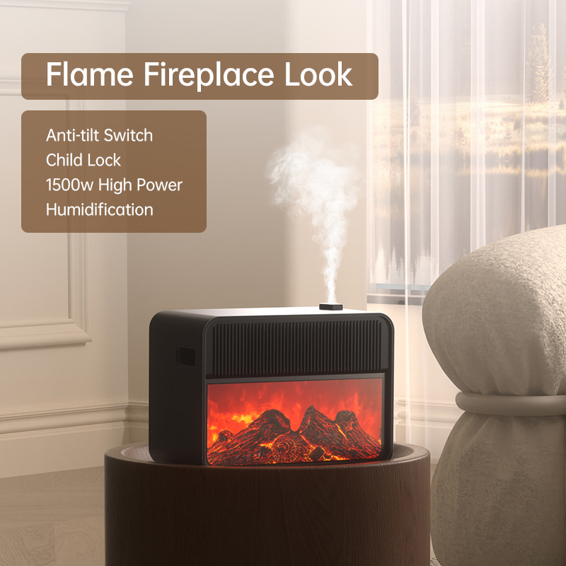 Умный камин с увлажнителем Flame Silent Water Mist