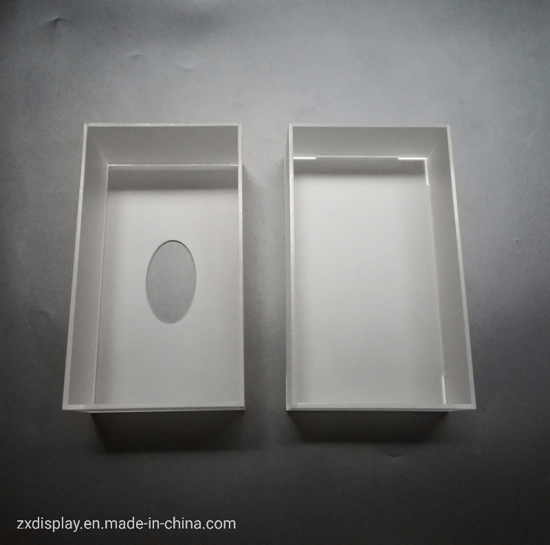 Frosted Acrylic Plastic Hand Towel Box Holder Desktop Take out Paper Towel Tissues Box