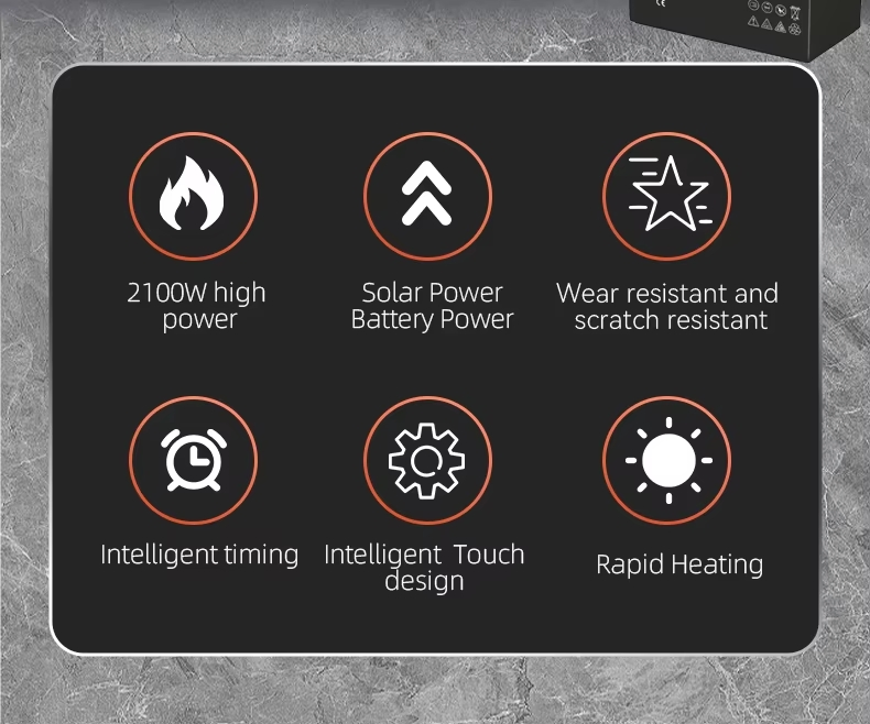 24V DC Solar Battery or Car Battery DC Induction Stove