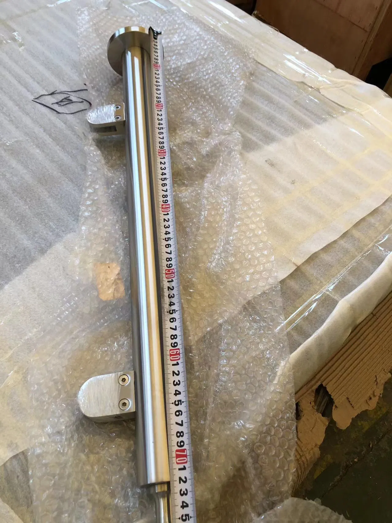 Stainless Steel Column with Glass Baluster Railing Balcony Fence for House