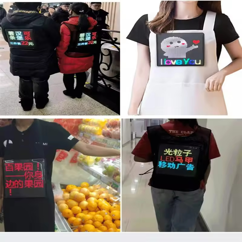 Wholesale Commercial Advertising Promotion LED Flashing Unisex LED Vest