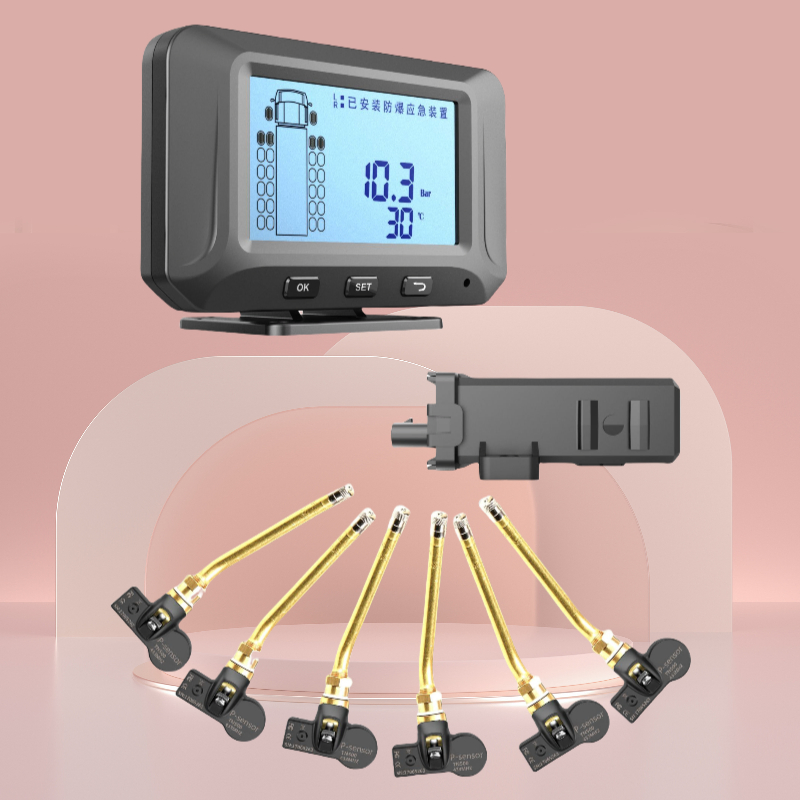 Truck Tyre Pressure Monitoring System TPMS04L with Optional Sensors
