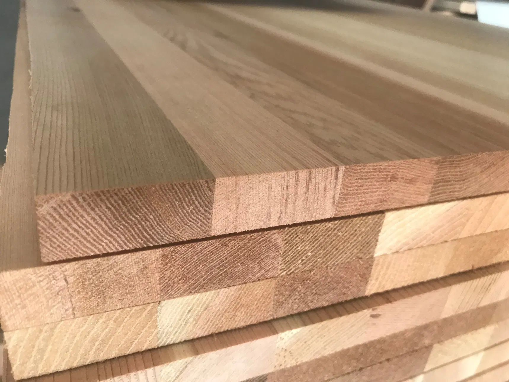 Clear Grade Nature Grain Cedar Edged Glued Board /Panels