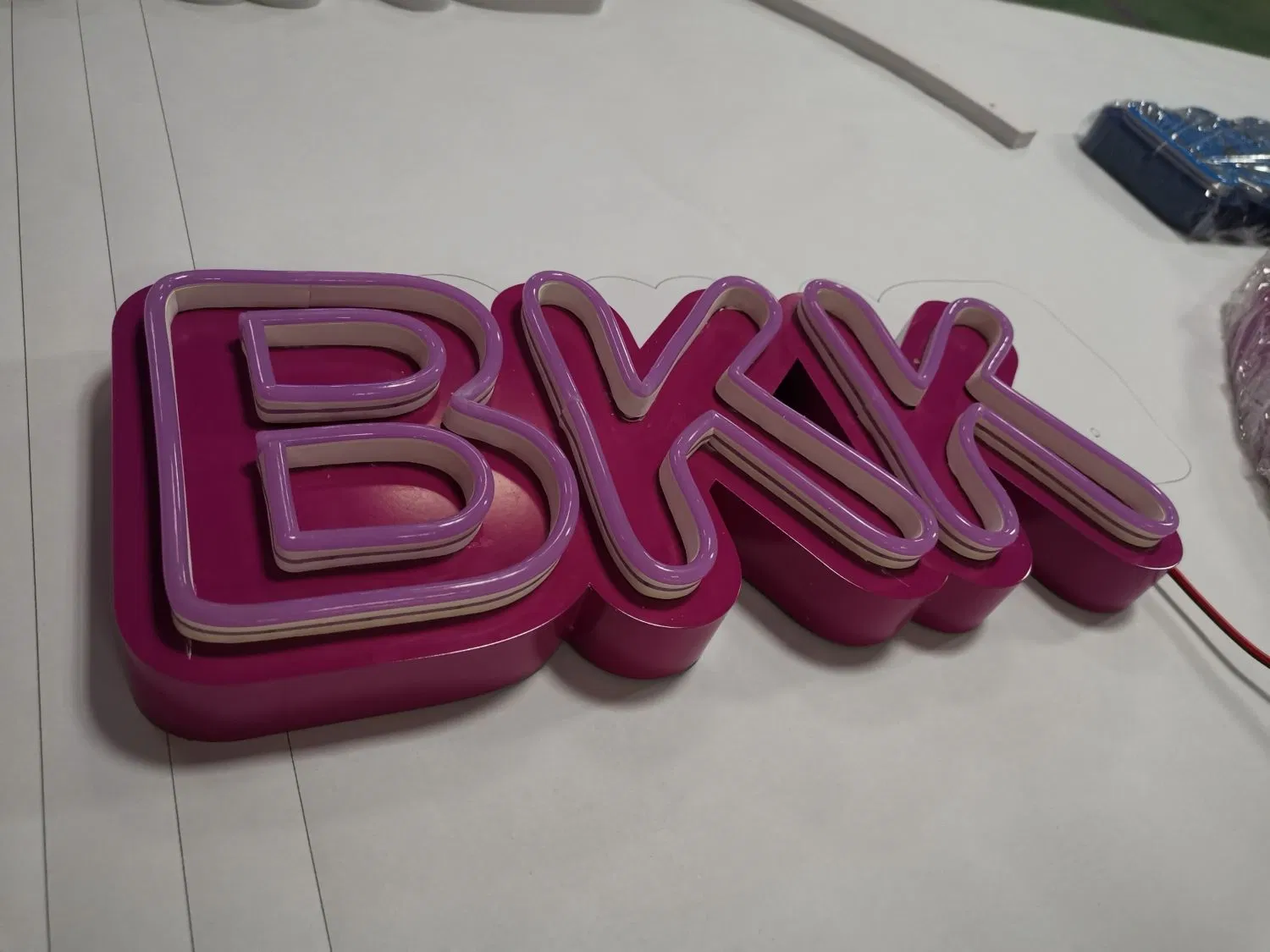 LED Neon Flex Sign Neon LED Sign Fluorescent Board on Shops