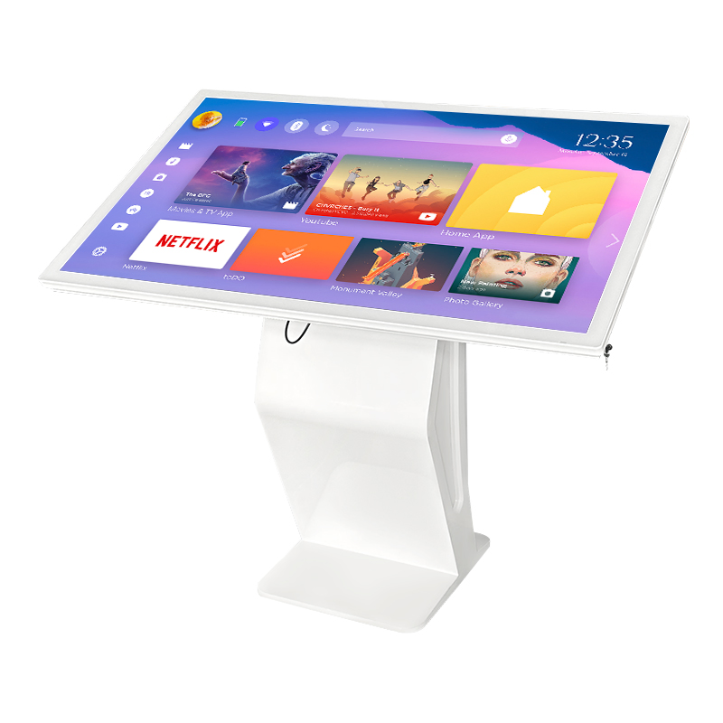Interactive Wayfinding Self-Service LCD Touchscreen Kiosk for Indoor Navigation