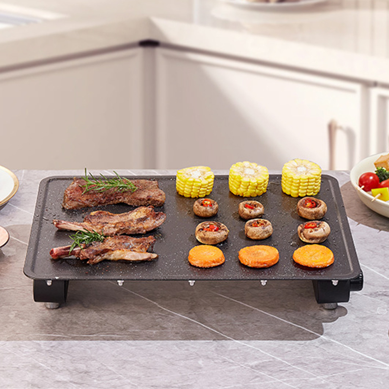 Commercial Electric Griddle for Efficient Cooking Pan and Grilling