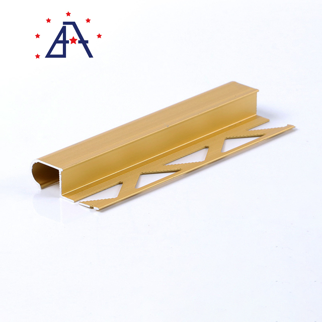 Polished Gold Flexible Transition Aluminum Carpet Accessories Tile Trim