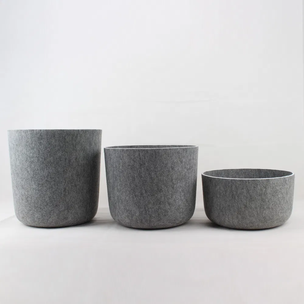 Household Good Quality Small Size Recyclable Pet Felt Thermoforming Felt Slim Storage Container for Home