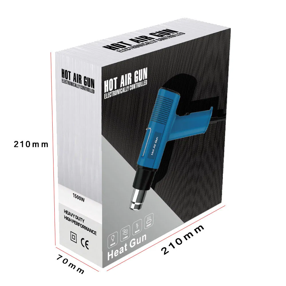 1000W Temperature Controlled Yellow Hot Air Blower Heat Gun