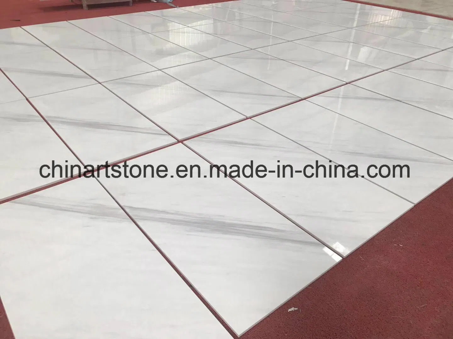 China Top Quality Ariston White Marble Tile for Your Villa