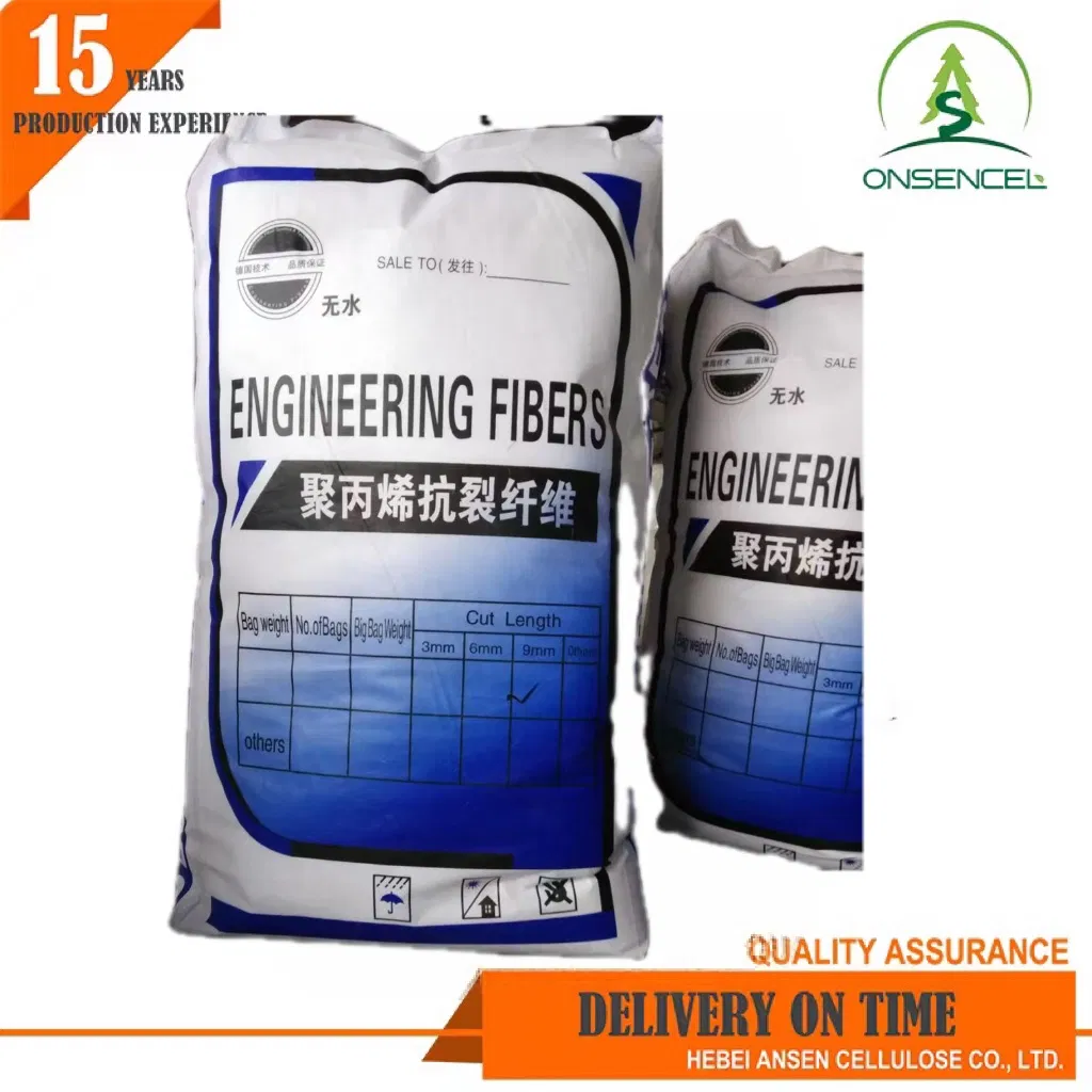Cement Concrete Additive Polypropylene Fiber Synthetic PP Fiber