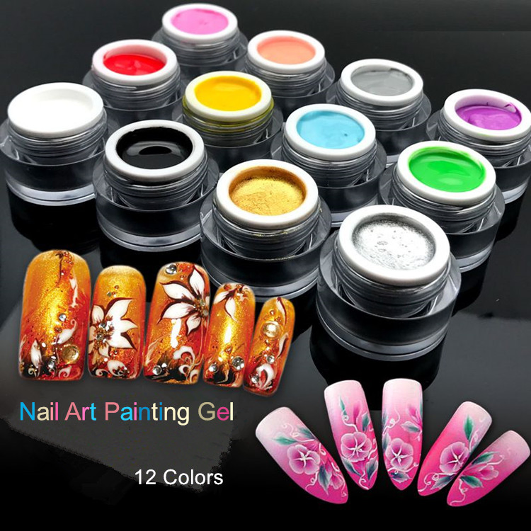 Private Label Nail Art Color Painting/Drawing Acrylic UV Gel for Manicure Product