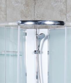 High Quality Tempered Clear Glass Sliding Door Shower Room with Handle Shower