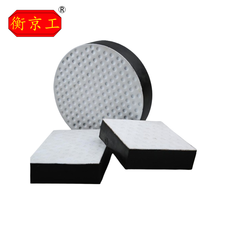 Natural Rubber Vibration Damping Bearing Pads PTFE Bridge Bearing Used for Bridge
