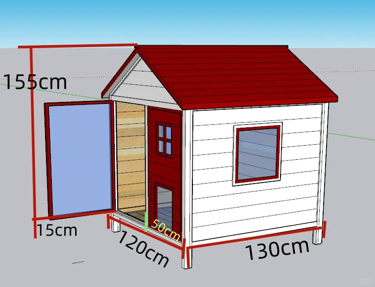 Weatherproof Cat Cabin for Garden or Patio Feline Retreat