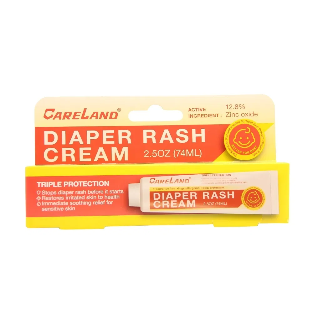Factory Direct Pricing Baby Nappy Diaper Rash Cream Gentle Hypoallergenic Cream with Zinc Oxide for Newborns
