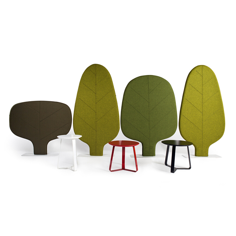 Removable Leaf Design Acoustic Room Divider for Workplaces