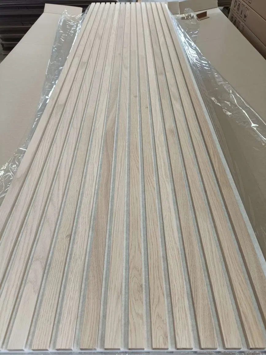 600*2400 Acoustic Wood Veneer Wall Panel Sound Insulation Panel